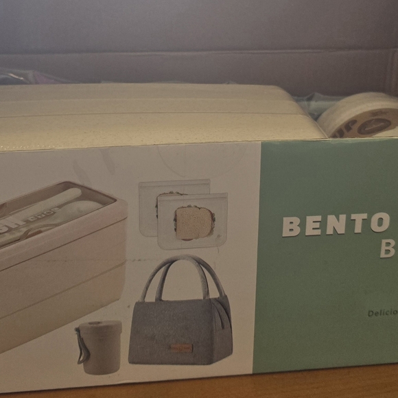 Other - Brand new bento lunch set with box, utensils, cup & insulated tote 1000ML